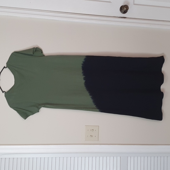 ATM Anthony Thomas Melillo Dip-dye Agave Combo Dress - Picture 9 of 9